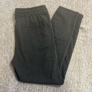 H&M Gray Striped Joggers/ Dress Pants